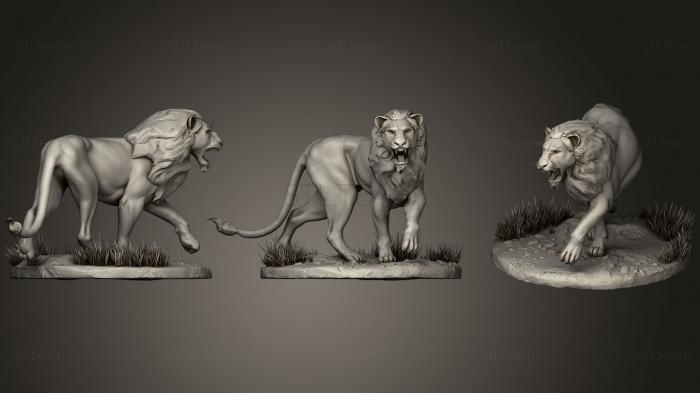 Статуэтки животных Lion Sculpt